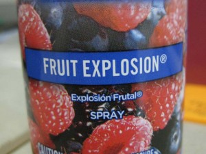 Fruity toilet deodorizer